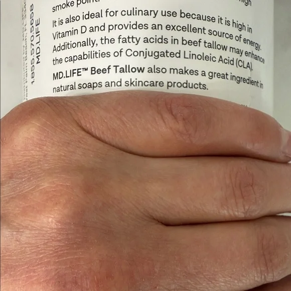 Beef Tallow - for skincare or handcrafted creams - Picture 2 of 3